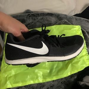 NIKE black spikes track shoes